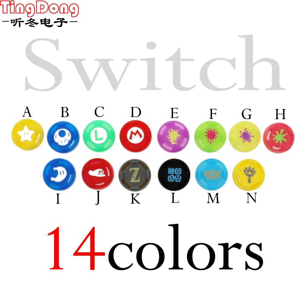 TingDong силиконовые палочки для ручек Кепки s Nintendo Switch NS JoyCon контроллер кожи Joy Con
