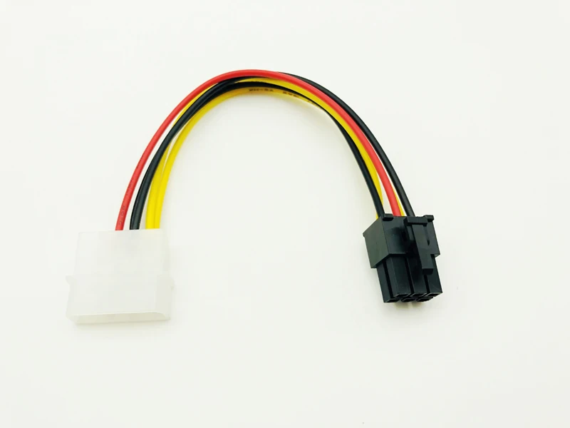 6Pin папа к 4Pin Molex Мужской кабель питания видеокарта порт D разъем конвертер для BTC