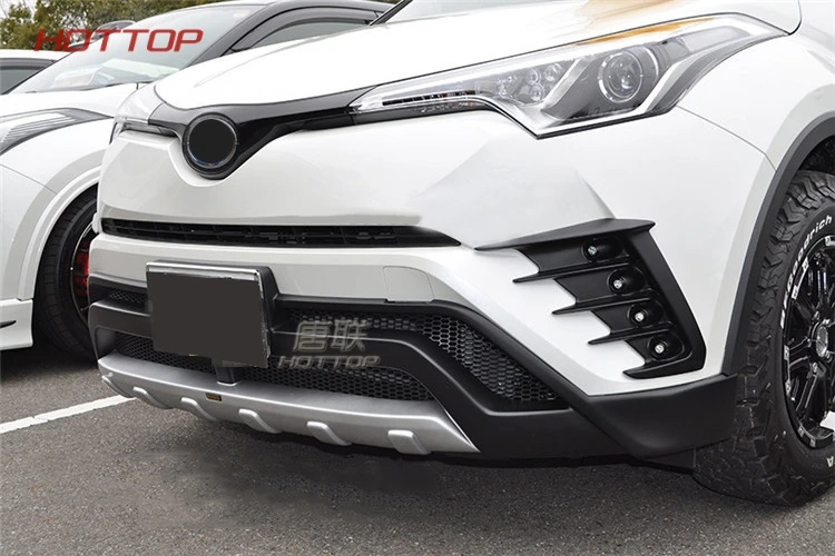 Для Toyota Takizawa C-HR модифицированный CHR модифицированные городские модели передних противотуманных абажуров, украшенных после световой рамы, светодиодный дневной свет