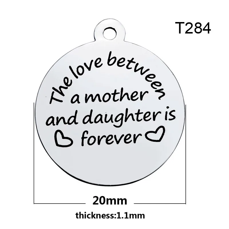 Действительно Русалка лазерная гравировка буквы персонажа 20 мм круглый 316L