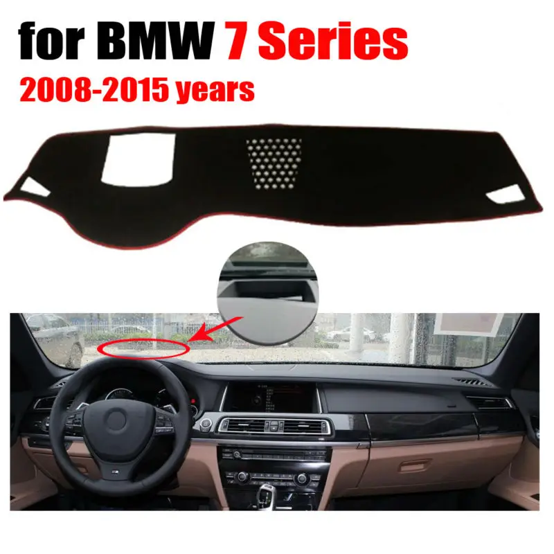 Чехлы для приборной панели автомобиля коврик BMW новая серия 7 с HUD 2008-2015 года левый