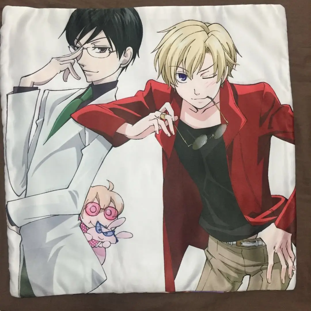 Ouran High School Host Club двусторонний чехол для подушки s Hugging Чехол Otaku косплей подарок