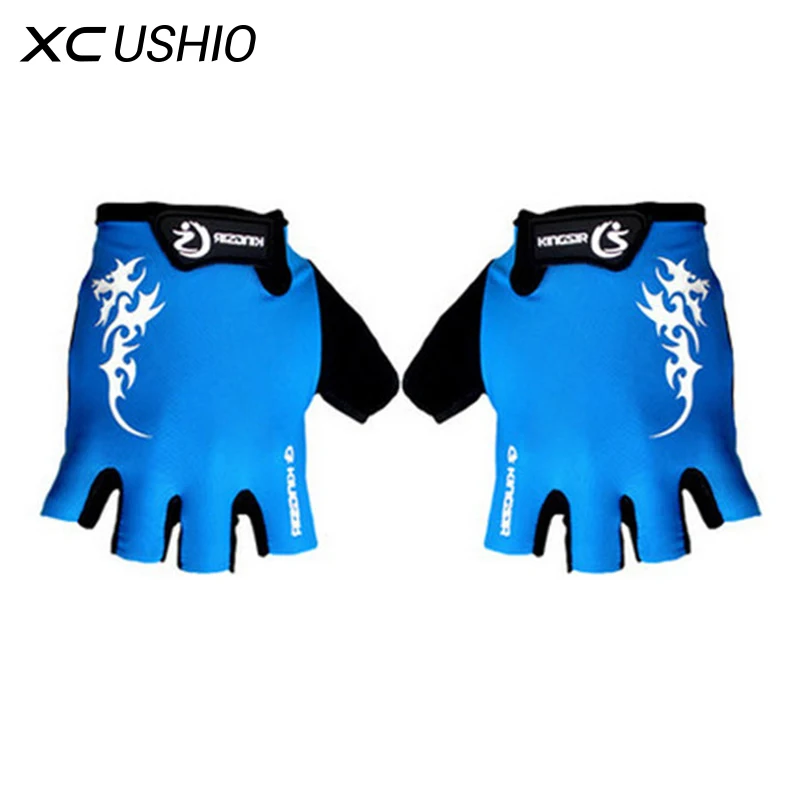 Высококачественные велоперчатки Kingsir мужские / женские перчатки с отрезанными до