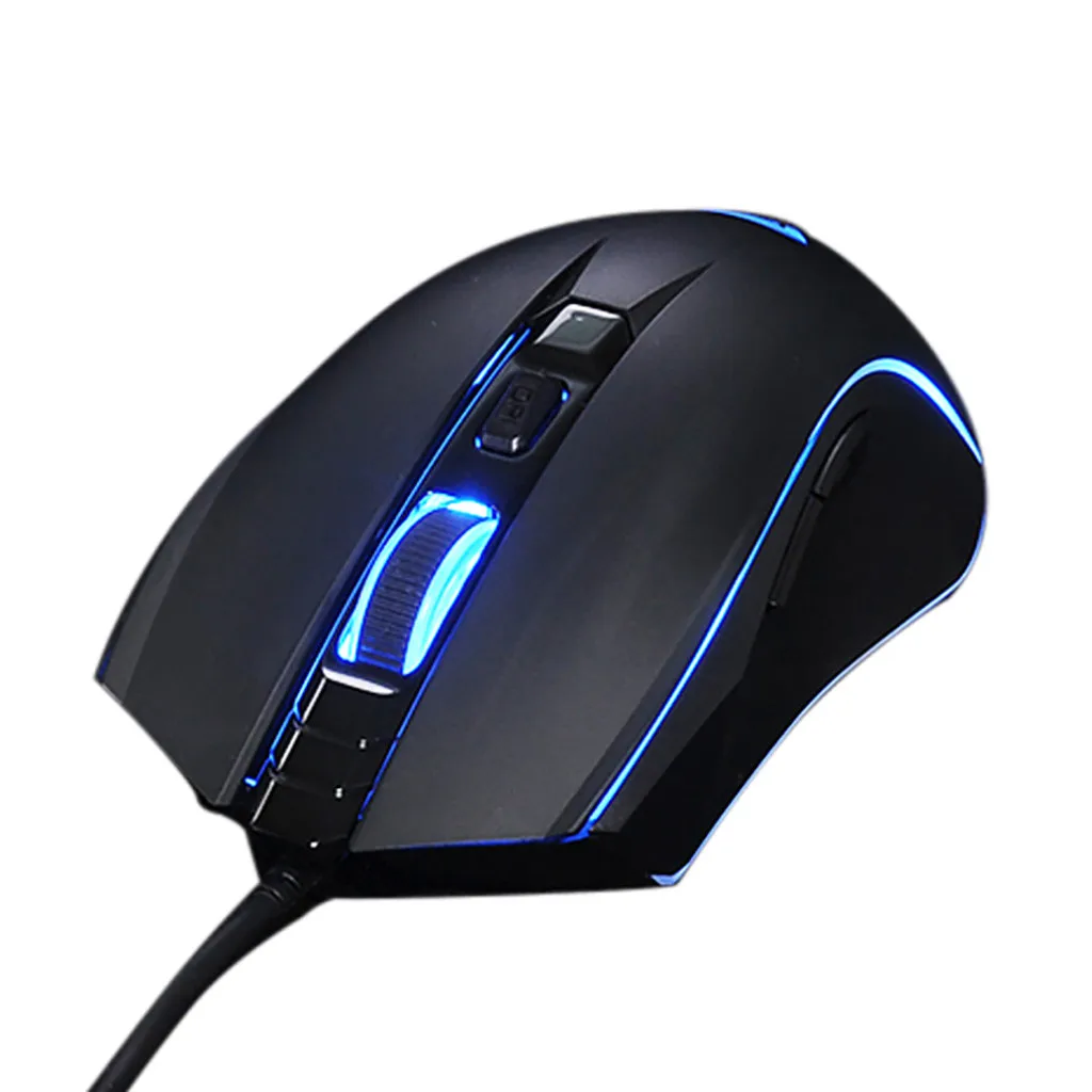 Проводная игровая мышь эргономичная 6 кнопок 3500 DPI RGB для Windows ПК игр беспроводная