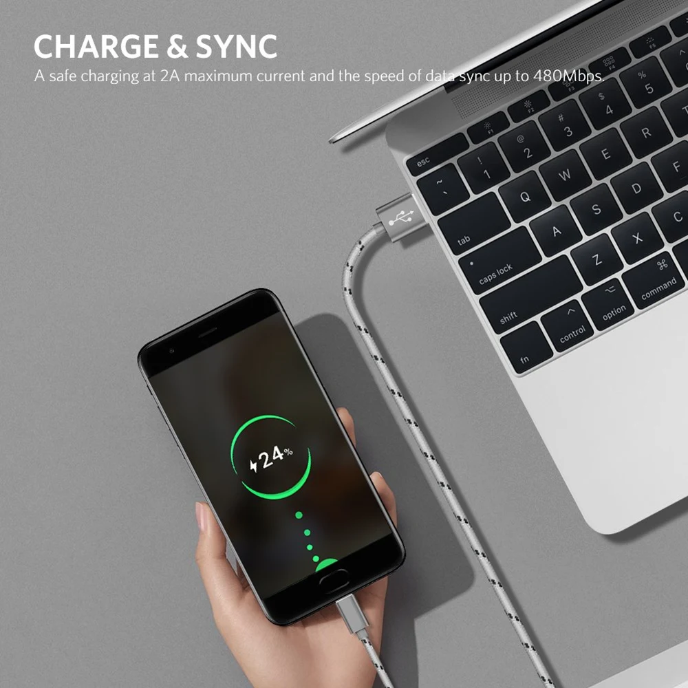 Нейлон все микро-usb для устройств на аndroid синхронизации данных и зарядный кабель для Redmi; Huawei MediaPad M3 M2 M1 Honor 6X, Y6ii GX8, наслаждаться 5S 5 зарядный кабель