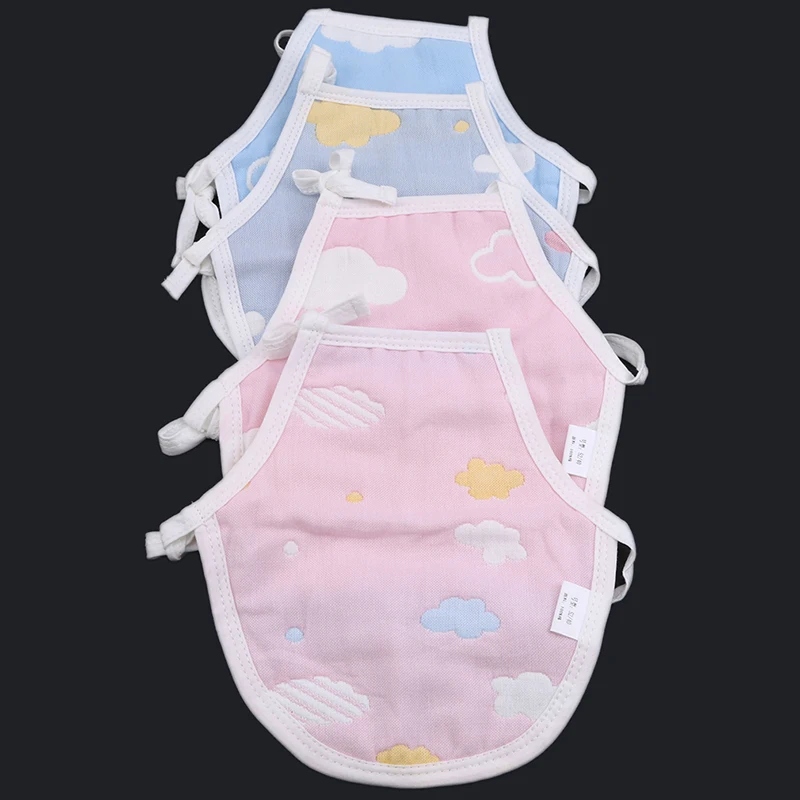 

Newborn Cute Cartoon Baby Belly Circumference Gauze Apron Baby Warm Baby Bandana Baby Bibs