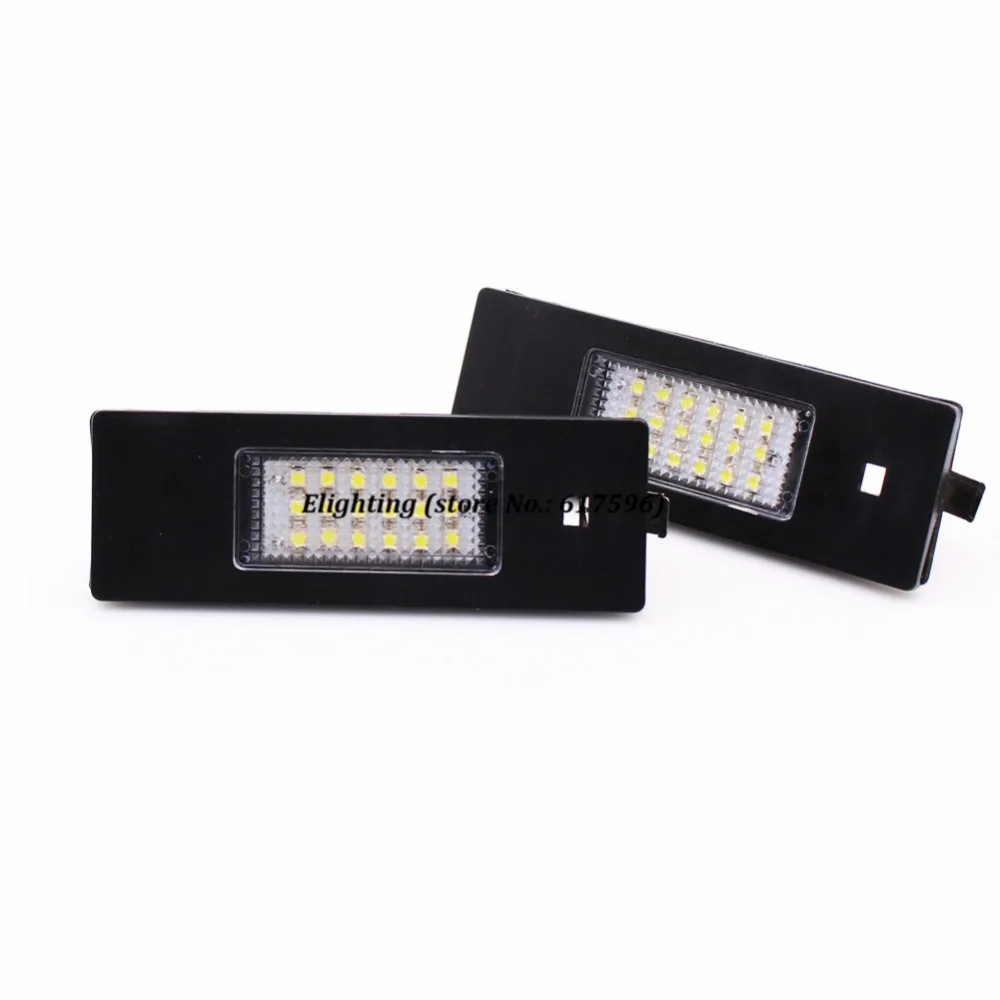 2 шт. без ошибок светодиодный ные SMD освещения номерного знака для BMW F20 F21 1 серии 2012