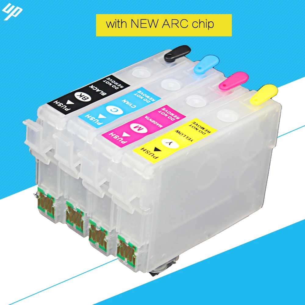 4PK T2971 T2961 296 многоразовые картриджи с чернилами для принтера Epson XP-231 XP-431 XP-441 XP-241 xp231