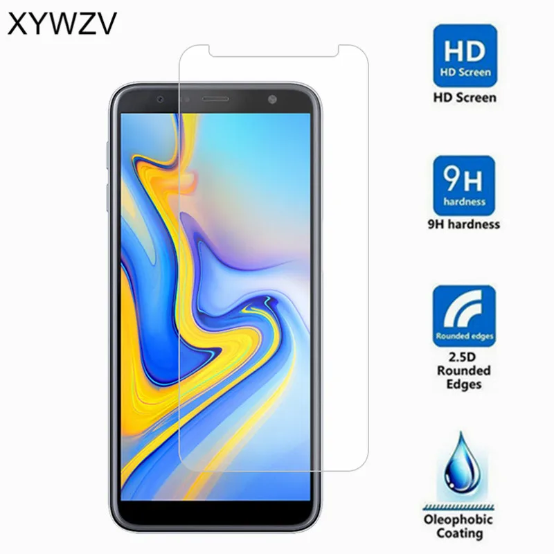 2 шт Для samsung Galaxy J6 Plus стекло для Закаленное пленка HD 9H жесткое Защитное