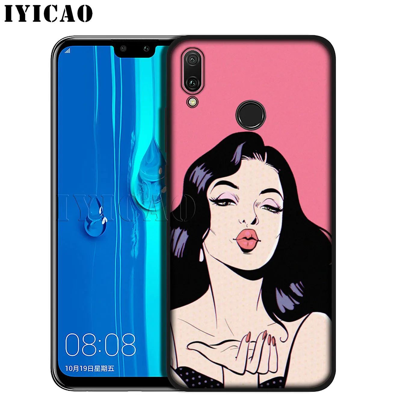 IYICAO винтажный Мягкий силиконовый чехол для телефона Huawei Mate 30 20 10 Pro Lite Nova 5I 4 3i 3 2i |