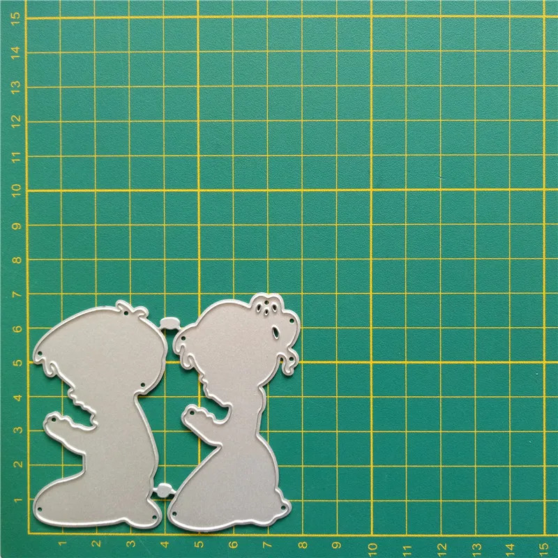 2 шт. для маленьких девочек и мальчиков металлические режущие штампы DIY альбома
