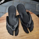 AODLEE мужские шлепанцы размера плюс 46, летняя мужская обувь, повседневные пляжные сандалии, Слиперы, черные шлепанцы, мужские шлепанцы