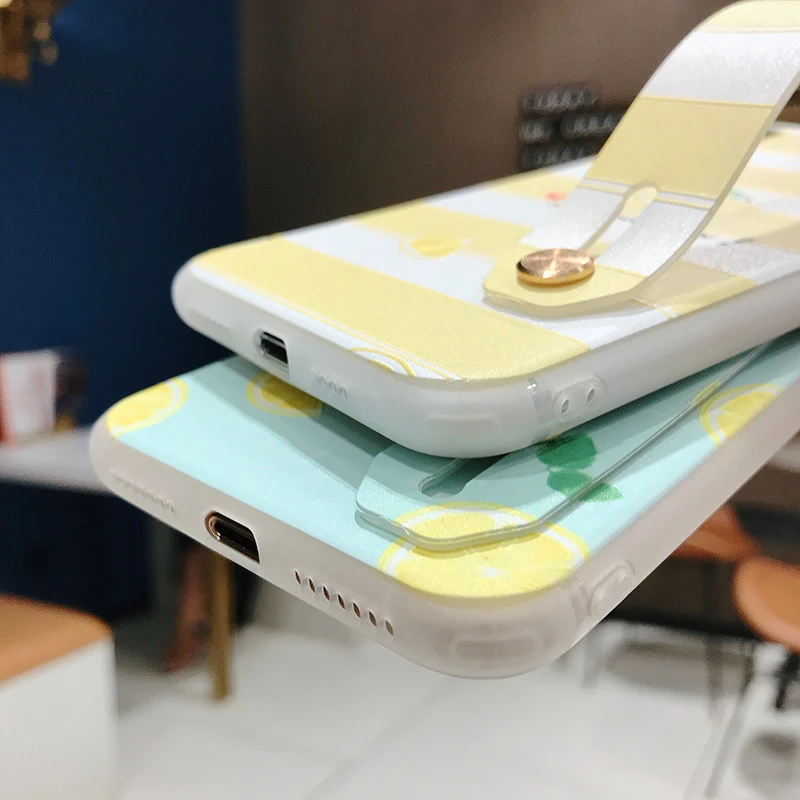 SoCouple Мягкий ТПУ чехол-держатель для телефона huawei P20 P30 Pro P10 mate 10 20 30Lite Pro Honor 10 20 Nova 3i 5i Pro Чехол на запястье