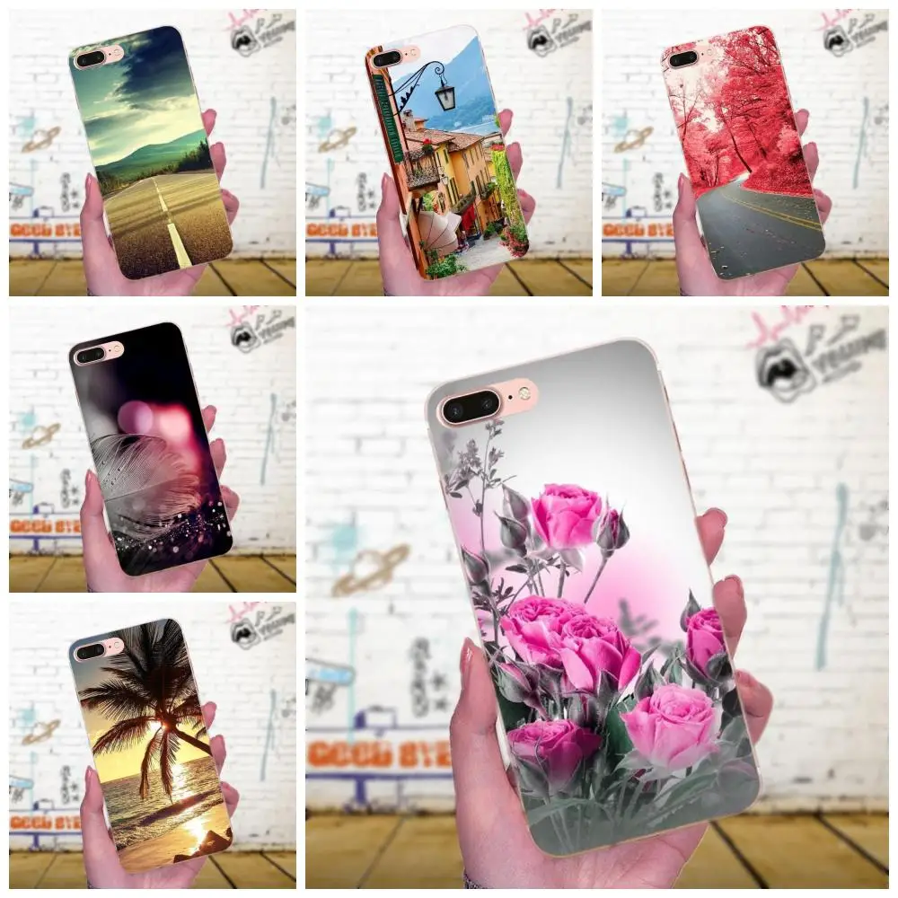 Италия улица вид дорога лодка перо дерево для Galaxy A3 A5 A7 On5 On7 2015 2016 2017 Grand Alpha G850 Core2