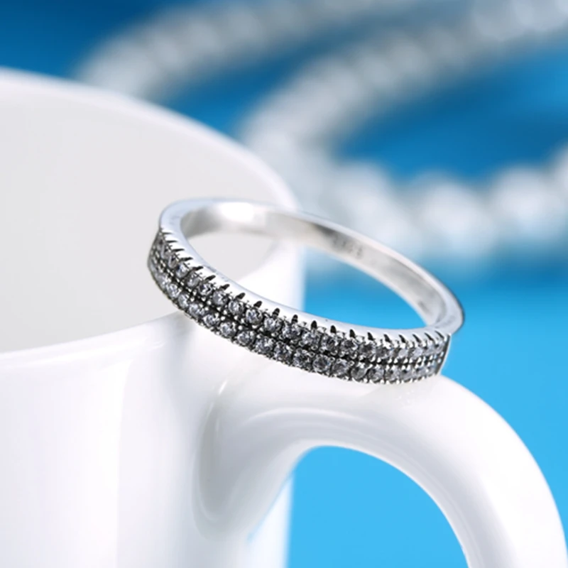 Free Shipping 925 Sterling-silver-jewelry Fashion Rings for Women Girls Anel Wedding Engagement Finger Bague Jewelry R1131 | Украшения и