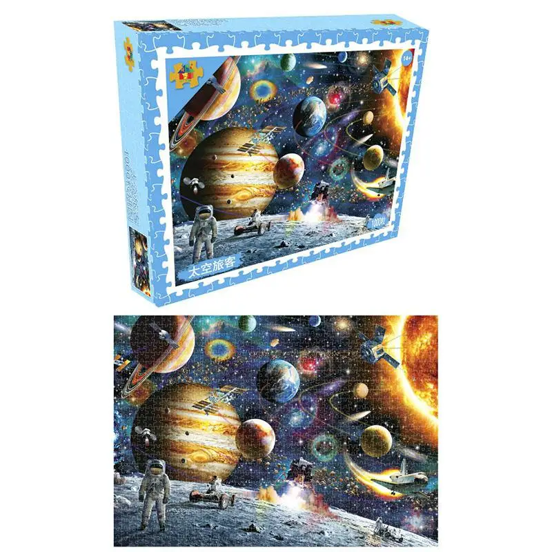 RCtown 1000 шт. строительные игрушки пейзаж космические звезды обучающая головоломка