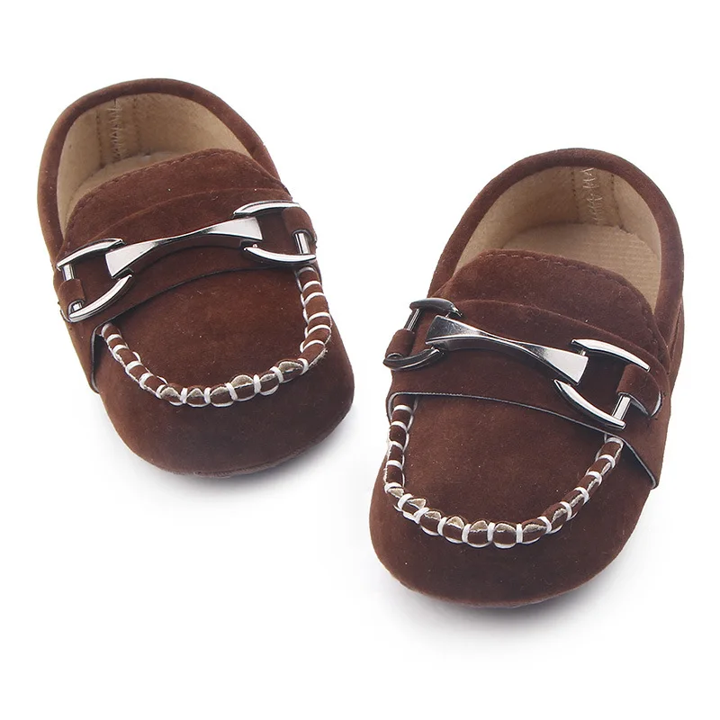 Baby boy shoes for 0-18M newborn baby casual shoes toddler infant loafers shoes cotton soft sole baby moccasins images - 6