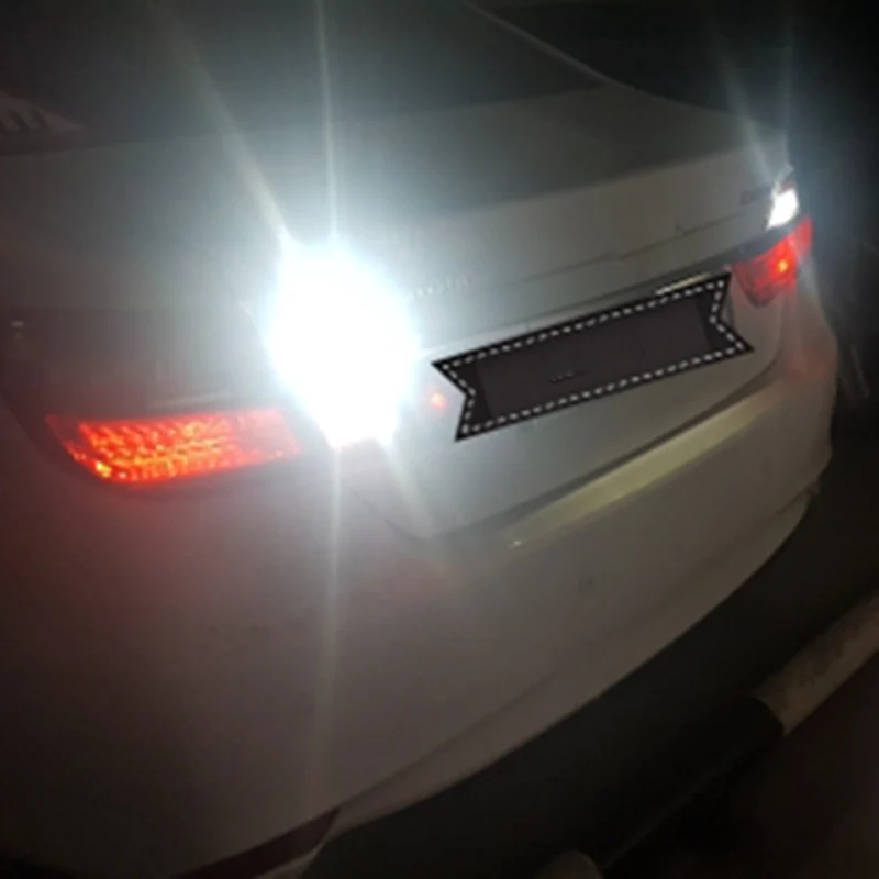 2 шт. белые светодиодные лампы T15 W16W Canbus без ошибок 921 912 автомобисветильник фонари