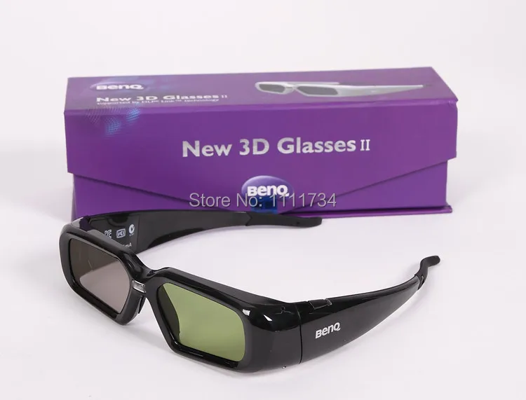 Оригинальные оригинальные 3d очки с затвором DLP для BenQ W1070 / W750/W1080ST совместимые