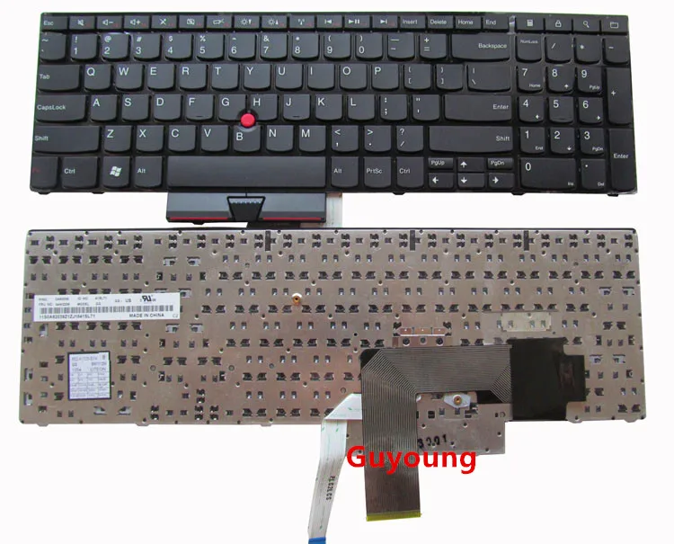 Клавиатура для ноутбука США IBM Lenovo Thinkpad E520 E520S E525 на английском и черном