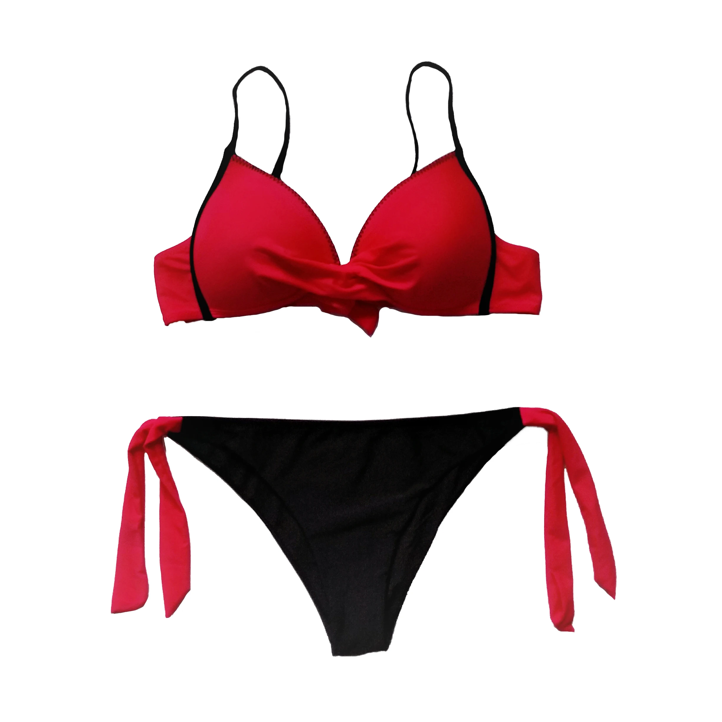 Сексуальный купальник для женщин и девочек пуш-ап с подкладкой одним плечом