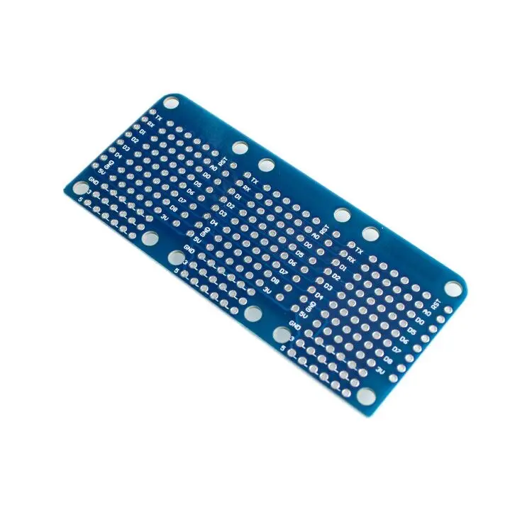 Тройной щит для WeMos D1 Mini Dua сторонняя плата Perf совместимых|Интегральные схемы| |