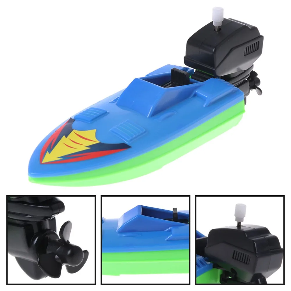 Детская игрушка заводная лодка корабль игрушки для ванной игры в водную ванную