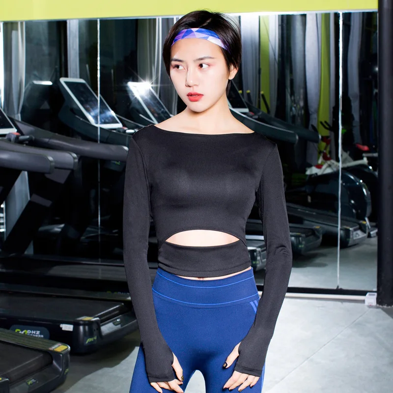 Женские белые топы для занятий йогой укороченные футболки йоги тренировок с