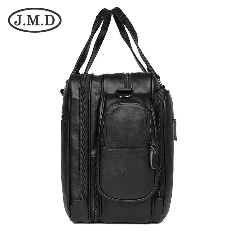 J.M.D 100% натуральная кожа модные дорожные сумки сумка для ноутбука вещевые через