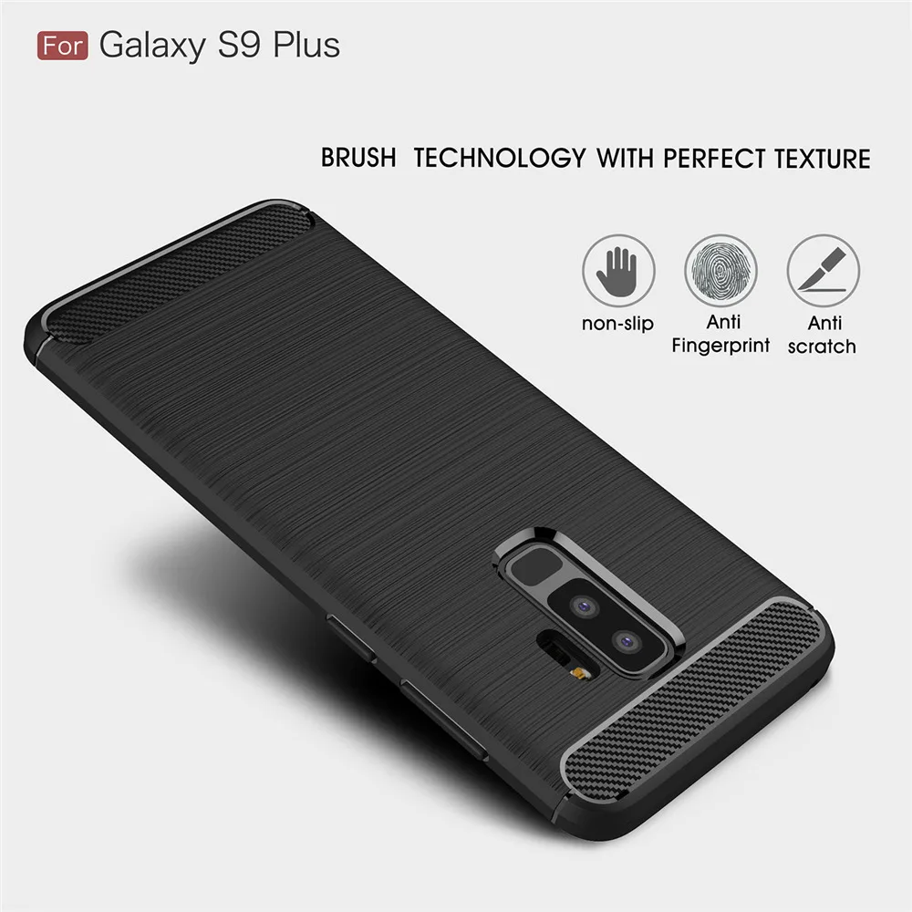 Чехол для телефона принципиально samsung S9 плюс Galaxy S8 S7 край S6 чехол углеродного