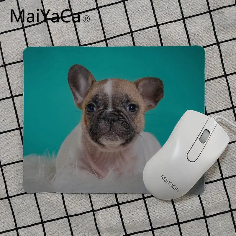 MaiYaCa французский бульдог Kawai Dog маленький коврик для мыши компьютерный гладкий