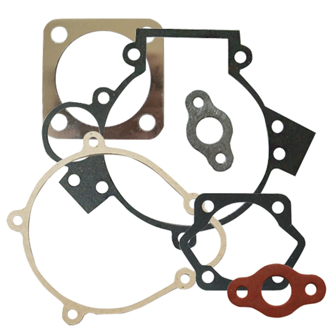 Комплект прокладок для 2 тактного моторизованного велосипедного двигателя 80 куб.