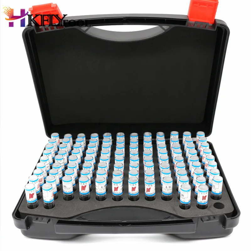 

1.00~2.00mm Precision Steel Pin Gauge 1.00~2.00 step 0.01mm Smooth Plug Gauge Hole Gauge set pin Measuring Tool,101pcs/lot