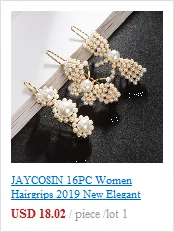 JAYCOSIN 4 шт. женские заколки элегантная красивая заколка для волос Дамская заколка декоративная Свадебная жемчужная голова аксессуары для женщин May14