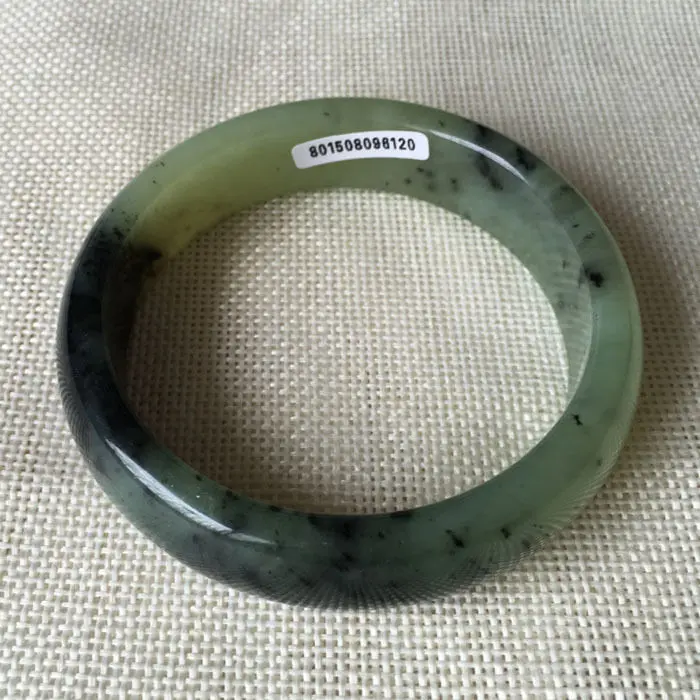 60 мм Сертифицированный Класс Естественный Зеленый Китайский Сю Джейд Самоцветы