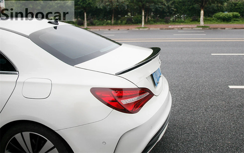 Спойлер для краски заднего крыла губ ABS Benz CLA W117 Mercedes CLA180 CLA200 CLA250 спойлер 2014