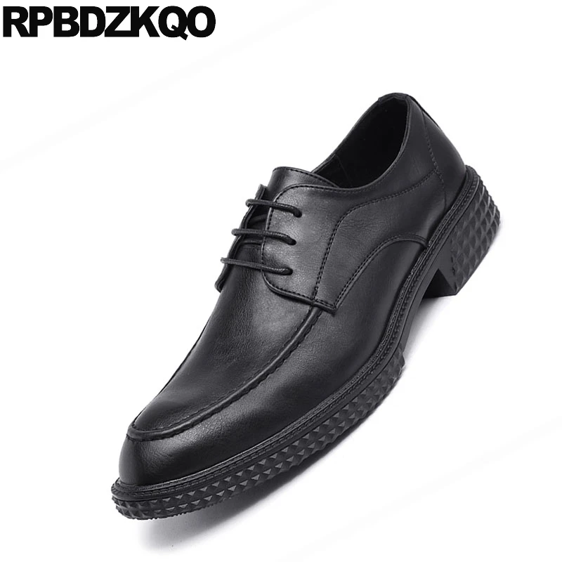 British Style Men Designer Elevator Dress Pointed Toe Formal Work Black Footwear Business Oxfords Hidden Height Increasing Shoes | Обувь