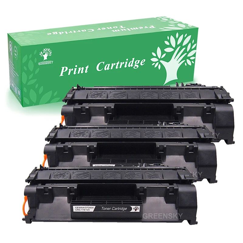 GREENSKY 3 x Новый CRG119 черный тонер картридж для Canon 119 подходит ImageClass MF5950dw MF5960dn MF6180dw