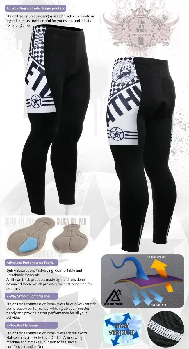 Мужская велосипедная майка с длинным рукавом и нескользящим силиконовым