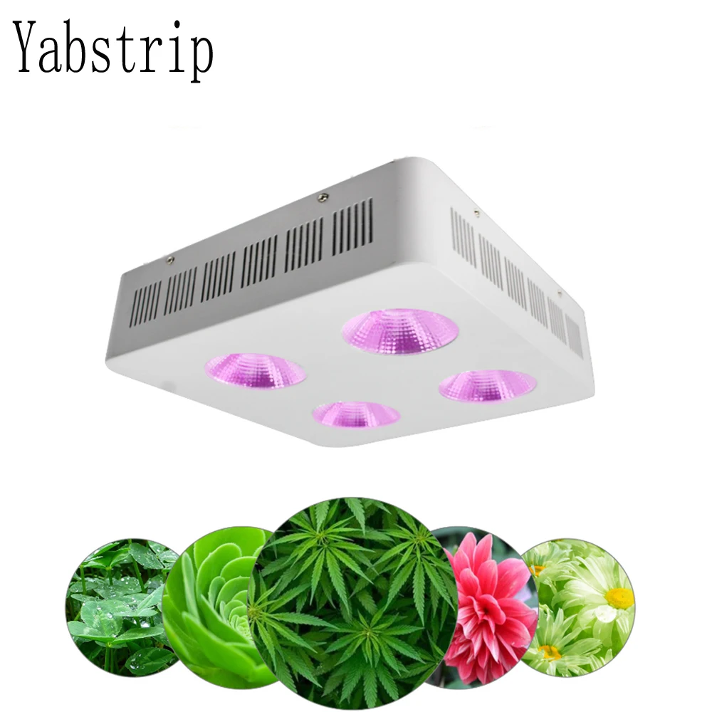 Yabstrip 1200 Вт COB светодиодсветильник фитолампа полного спектра для салата саженцев