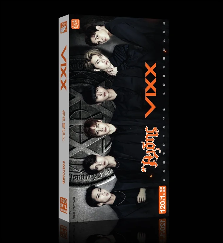KPOP VIXX LR альбом LOMO карты K POP Новая мода само сделанная бумага Фотокарта k pop v i x