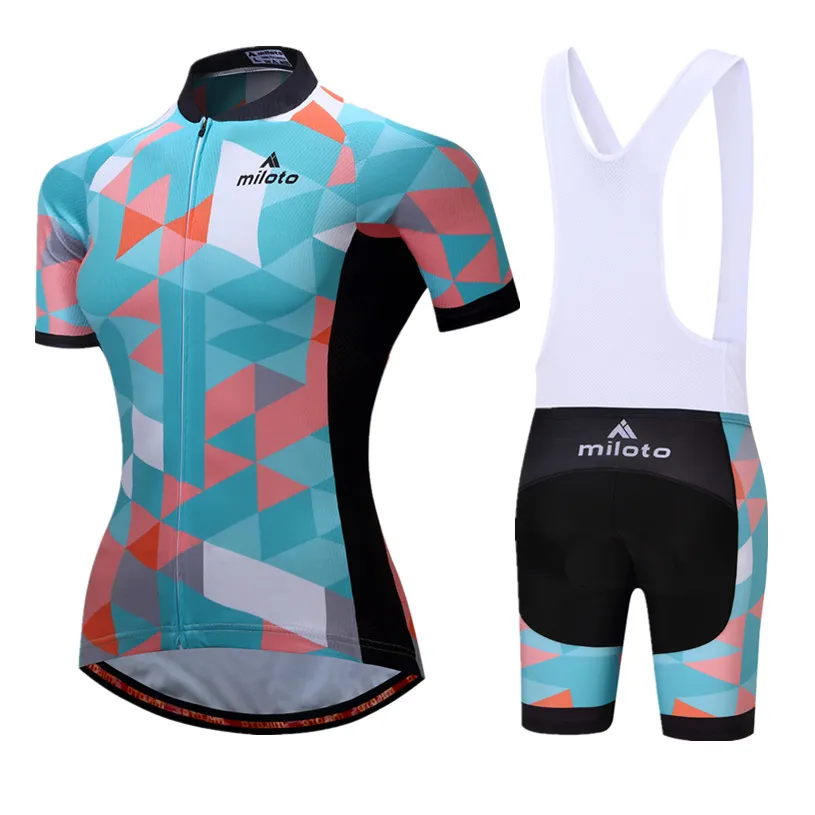 2021 New Women's Cycling Jersey Set Short Sleeve mtb Bike Bicycle Sportswear Ropa Ciclismo Team Breathable Clothing | Спорт и