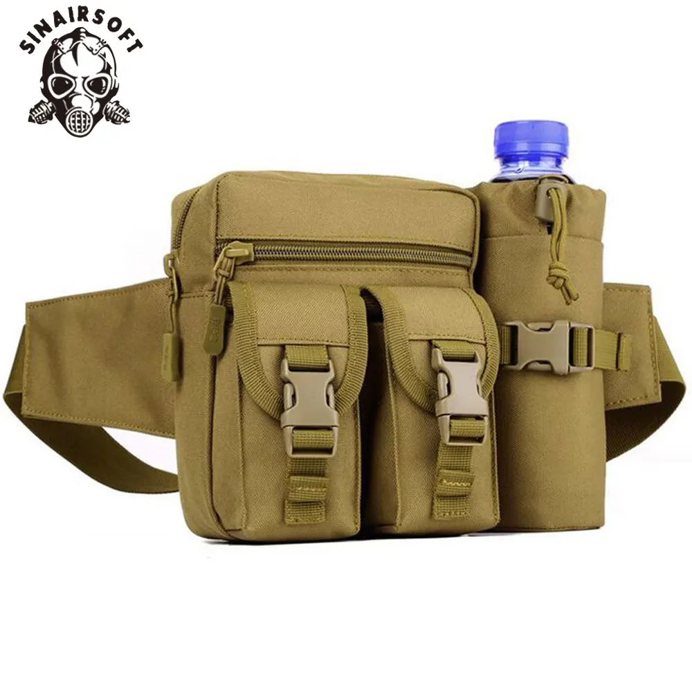 SINAIRSOFT, спортивная сумка для кемпинга, сумка для бутылки с водой, тактическая, Molle, водонепроницаемая, слинг, edc, сумка, сумки, легкие, для охоты, альпинизма