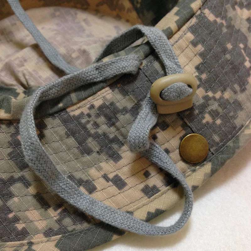 Камуфляж Черный ACU джунгли цифровой Boonie шапки тактический страйкбол Снайпер непальская Кепка Militares армейская Мужская Военная Солнцезащитная шляпа