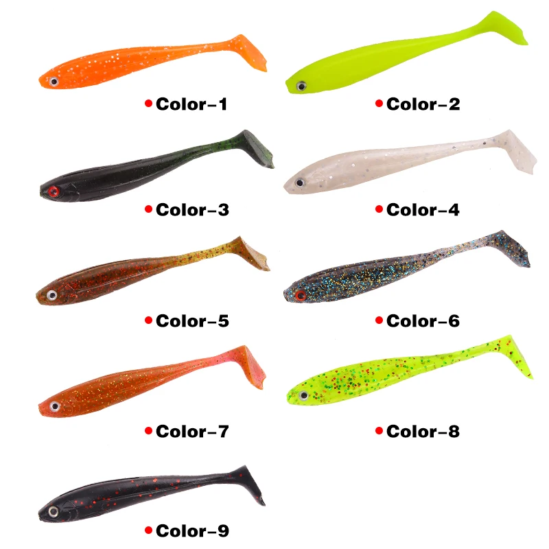 SEAPESCA 3 шт./лот 2018 новые мягкие рыболовные приманки 84 мм 5 г искусственные 3D глаза
