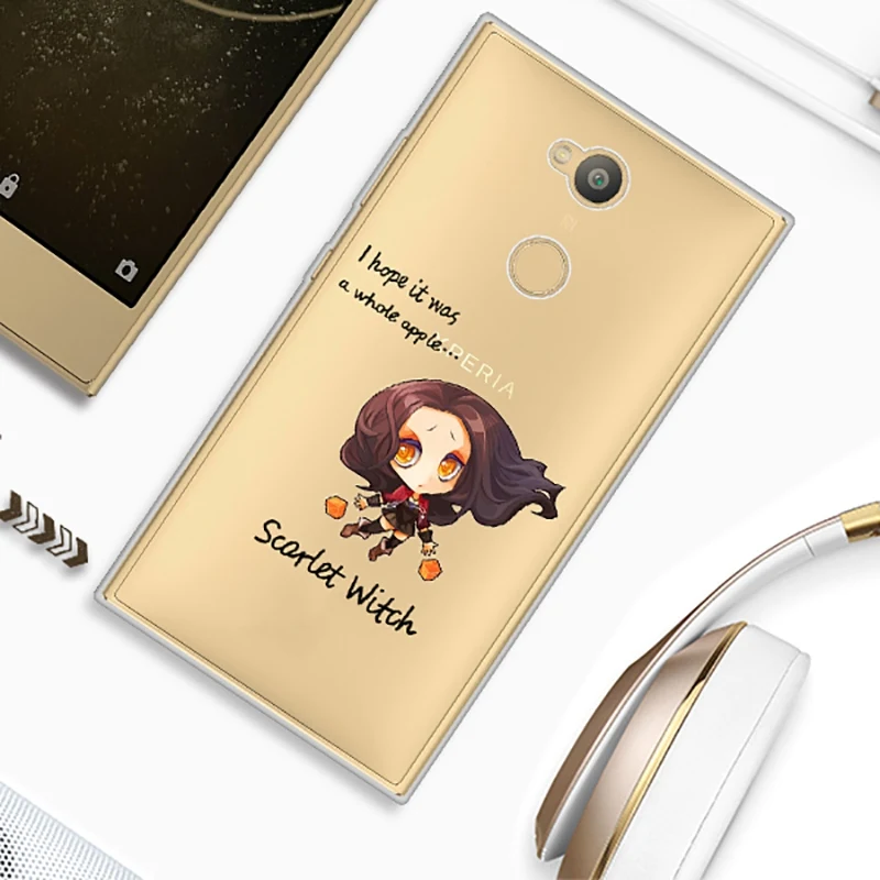 UTOPER Avengers Case For Sony Xperia L2 Silicone Cover Soft TPU Iron Man L1 Ultra slim Covers |