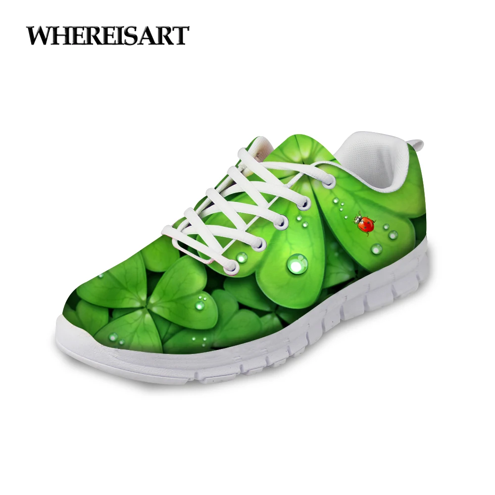 WHEREISART/Женская обувь сезон лето 2019 креативные повседневные дышащие кроссовки с
