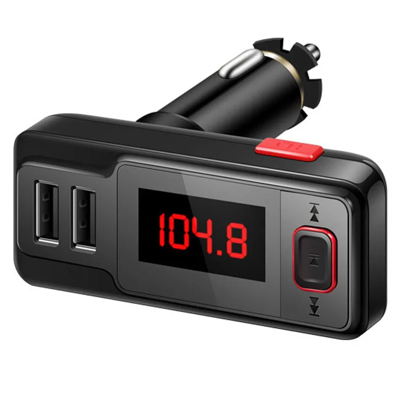 Автомобильный беспроводной Bluetooth FM передатчик Комплект громкой связи динамик LCD