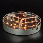 (10 шт.лот) 6-дюймовый светодиодный светильник для свадьбы, центральный E-lluminator, работающий от батареек АА, украшение стола, кальян, светодиодный светильник, основа