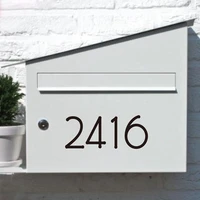 personalized mailbox address number sticker outdoor home front door postbox decoration custom street number vinyl art decals
